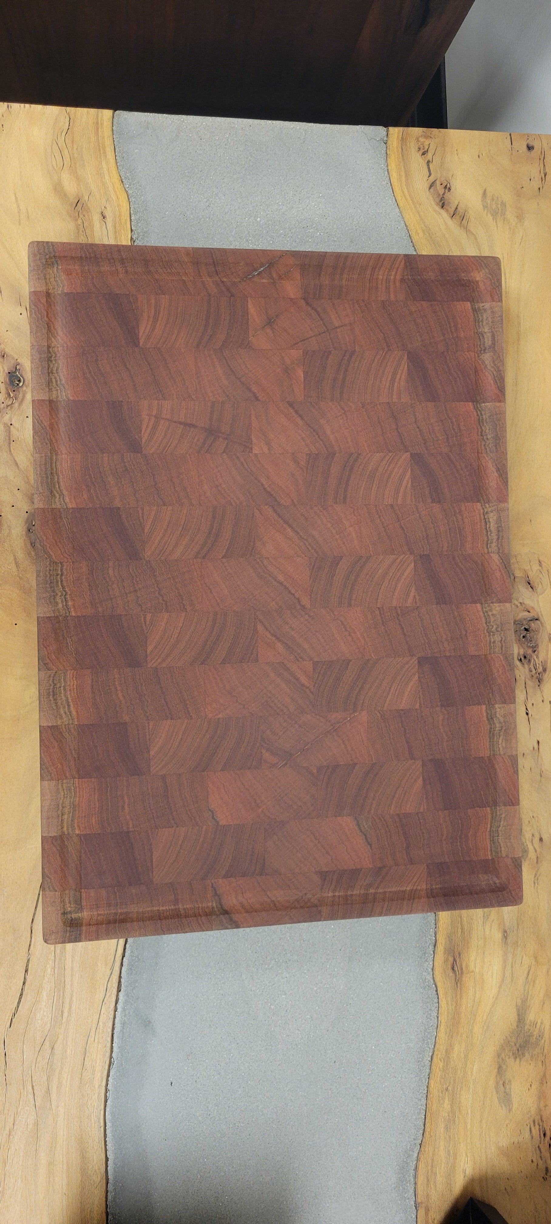 Iron Bark Eucalyptus End Grain Cutting Board